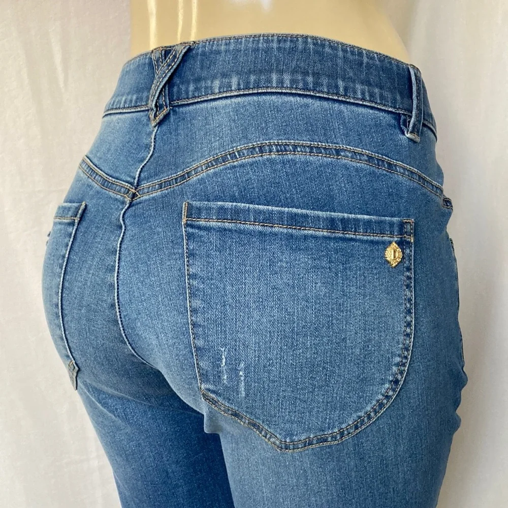 DEMOCRACY No Gap Women’s Tummy Control Size 18W Ankle Skimmer Skinny Jeans NWT